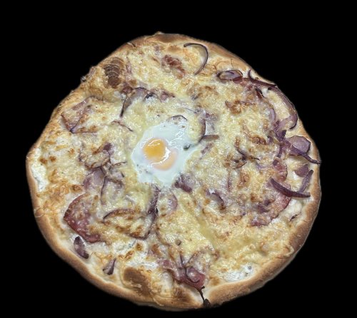 Füstös pizza