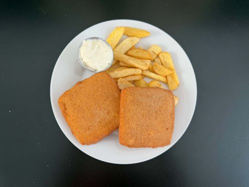 Rántott sajt hasáb tartár